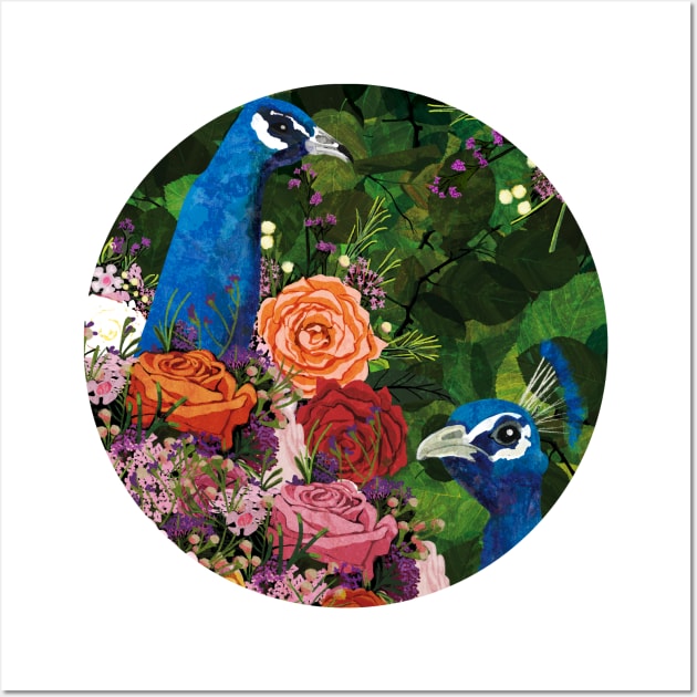 Peacocks Wall Art by KatherineBlowerDesigns